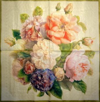 091 Rosen - 3-lagig (creme)